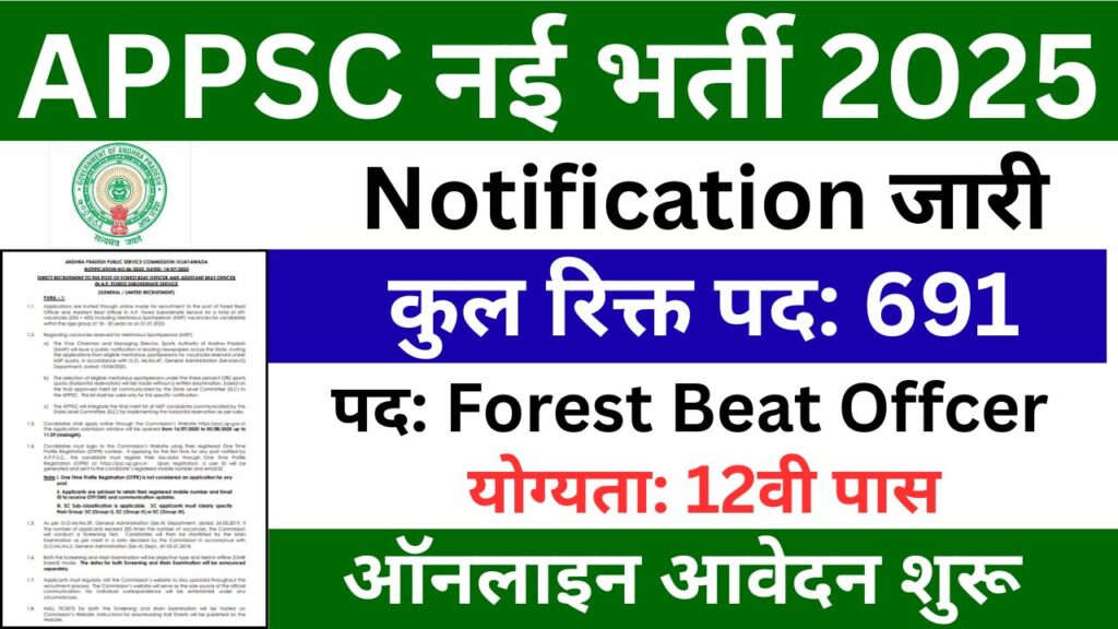 APPSC Vacancy 2025