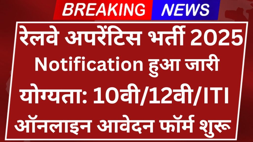 Southern Railway Apprentice Recruitment 2025